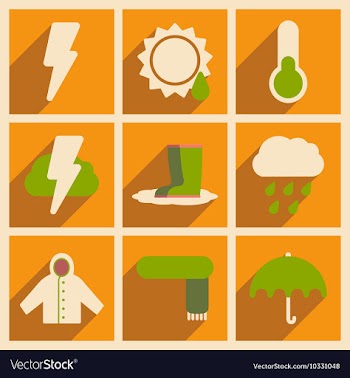 Flat with shadow concept and mobile application vector image