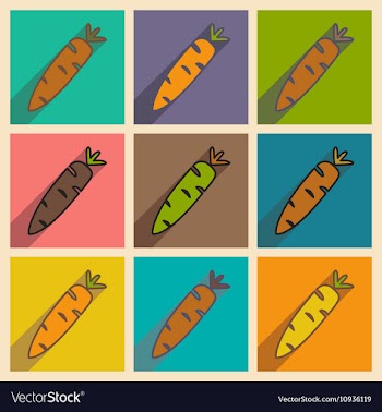 Flat with shadow concept and mobile application vector image