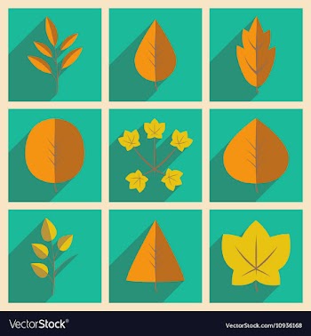 Flat with shadow concept and mobile application vector image