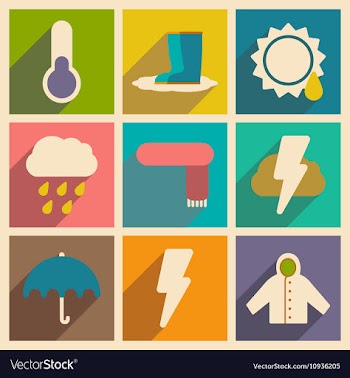 Flat with shadow concept and mobile application vector image
