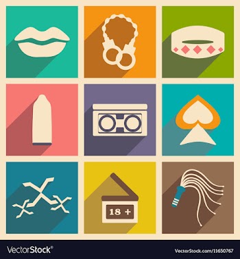 Flat with shadow concept and mobile application vector image