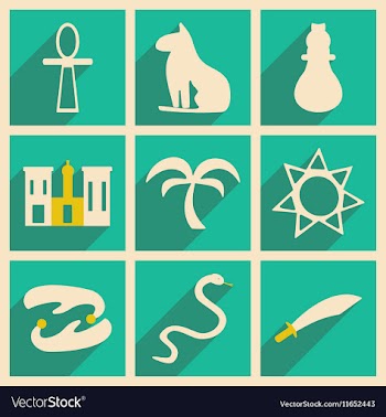 Flat with shadow concept and mobile application vector image