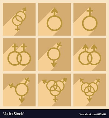 Flat with shadow concept and mobile application vector image