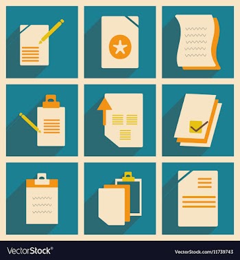 Flat with shadow concept and mobile application vector image