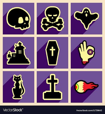 Flat with shadow concept and mobile application vector image