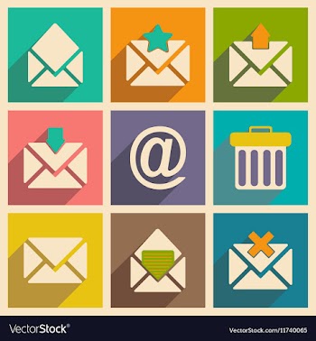Flat with shadow concept and mobile application vector image