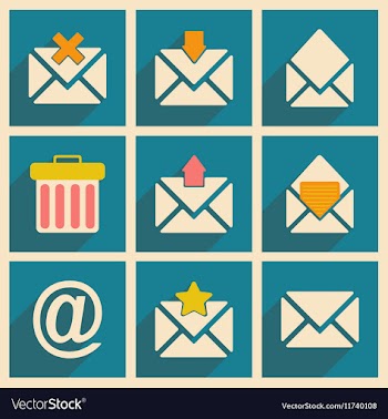 Flat with shadow concept and mobile application vector image