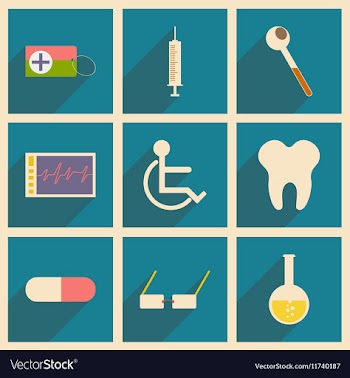 Flat with shadow concept and mobile application vector image