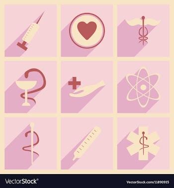 Flat with shadow concept and mobile application vector image