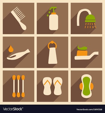 Flat with shadow concept and mobile application vector image