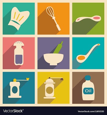 Flat with shadow concept and mobile application vector image