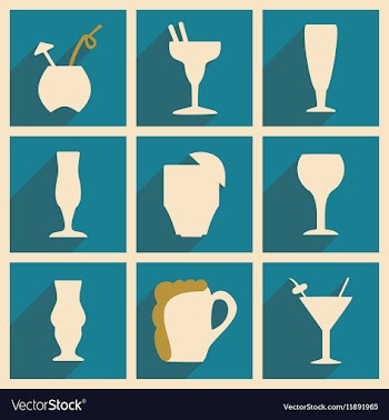 Flat with shadow concept and mobile application vector image