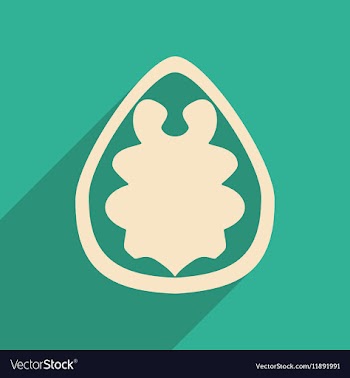 Flat with shadow concept and mobile application vector image