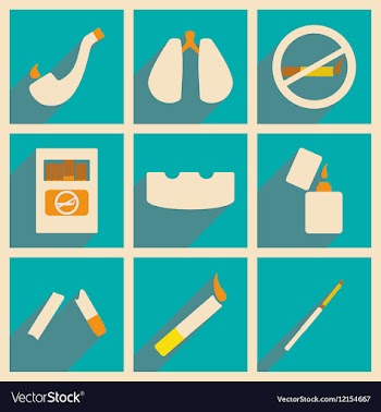 Flat with shadow concept and mobile application vector image