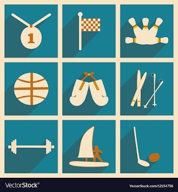 Flat with shadow concept and mobile application vector image