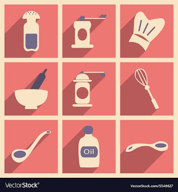 Flat with shadow concept and mobile application vector image