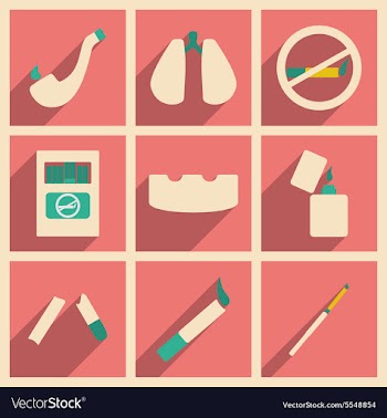 Flat with shadow concept and mobile application vector image