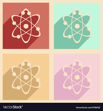 Flat with shadow concept and mobile application vector image