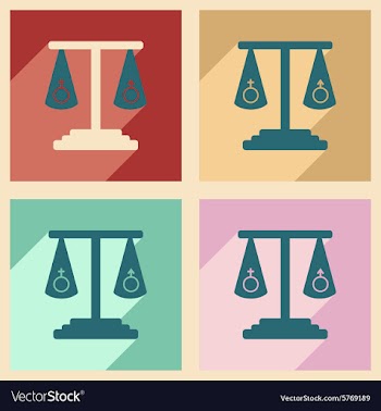 Flat with shadow concept and mobile application vector image