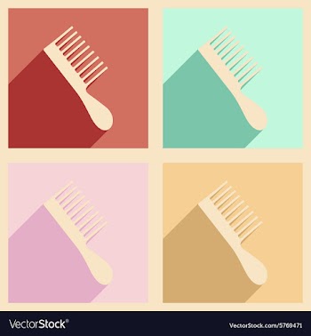 Flat with shadow concept and mobile application vector image