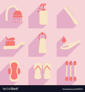 Flat with shadow concept and mobile application vector image