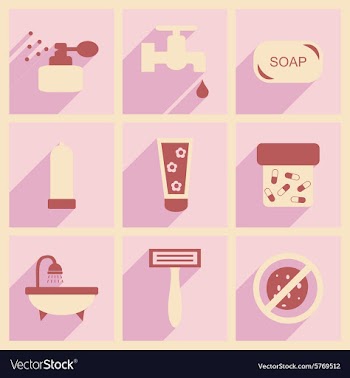 Flat with shadow concept and mobile application vector image