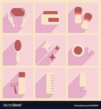 Flat with shadow concept and mobile application vector image