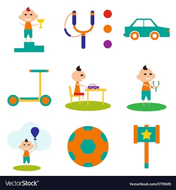 Flat with shadow concept and mobile application vector image
