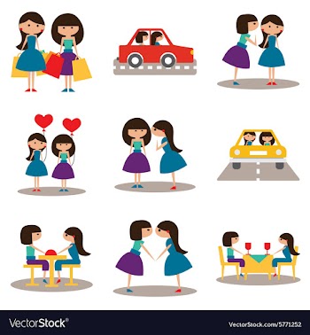 Flat with shadow concept and mobile application vector image
