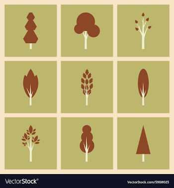 Flat with shadow concept and mobile application vector image