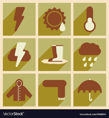 Flat with shadow concept and mobile application vector image