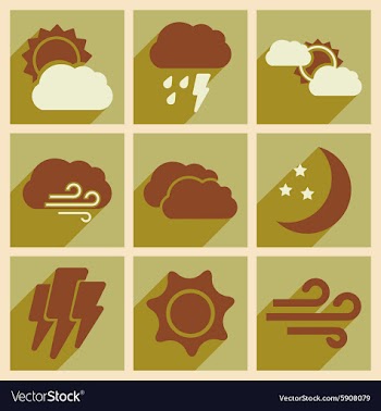 Flat with shadow concept and mobile application vector image