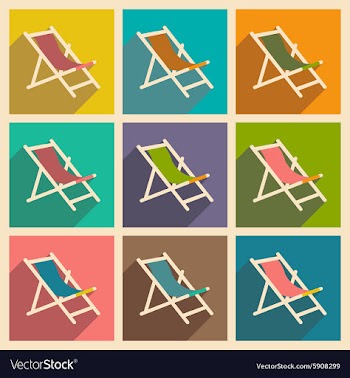 Flat with shadow concept and mobile application vector image