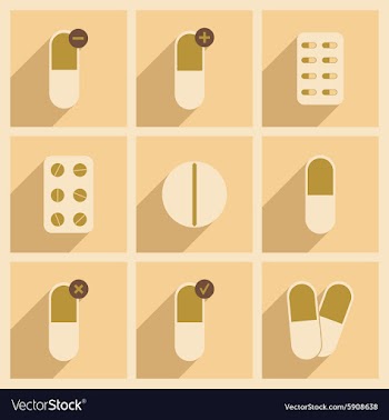 Flat with shadow concept and mobile application vector image