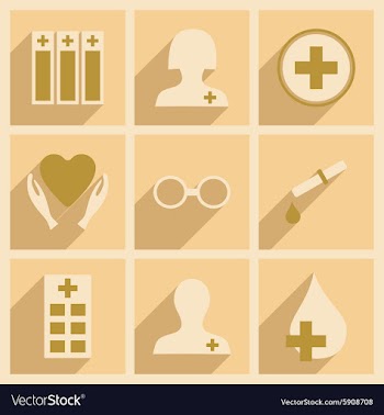 Flat with shadow concept and mobile application vector image