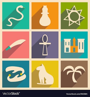 Flat with shadow concept and mobile application vector image