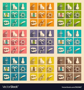 Flat with shadow concept and mobile application vector image