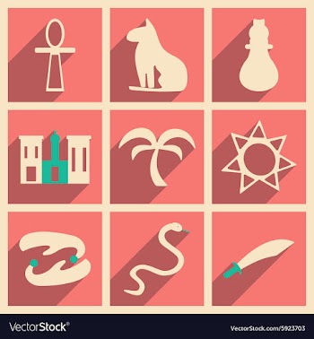 Flat with shadow concept and mobile application vector image