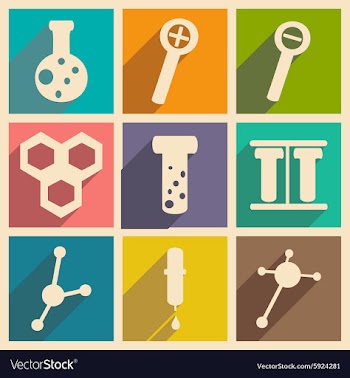 Flat with shadow concept and mobile application vector image