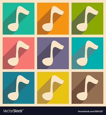 Flat with shadow concept and mobile application vector image
