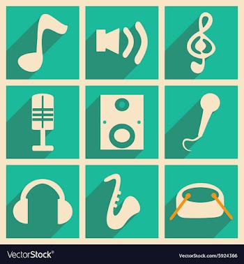 Flat with shadow concept and mobile application vector image