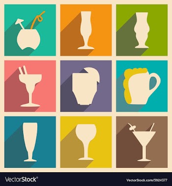 Flat with shadow concept and mobile application vector image