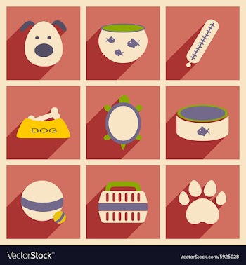 Flat with shadow concept and mobile application vector image