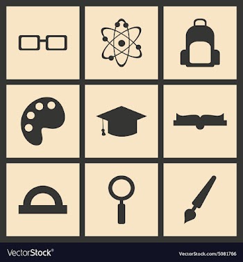 Flat with shadow concept and mobile application vector image