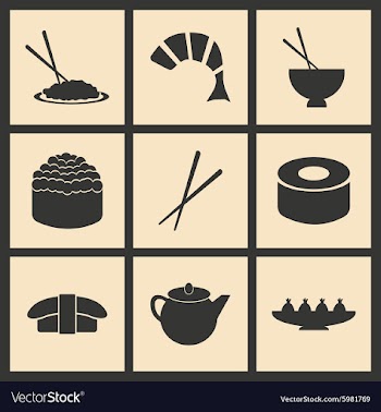 Flat with shadow concept and mobile application vector image