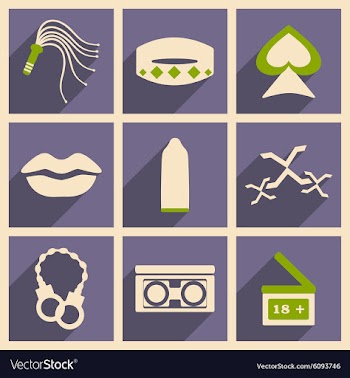 Flat with shadow concept and mobile application vector image