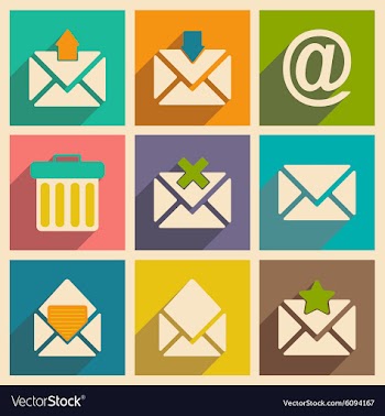 Flat with shadow concept and mobile application vector image