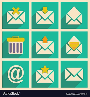 Flat with shadow concept and mobile application vector image
