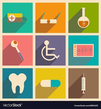 Flat with shadow concept and mobile application vector image