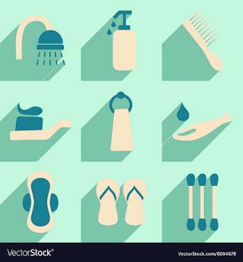 Flat with shadow concept and mobile application vector image